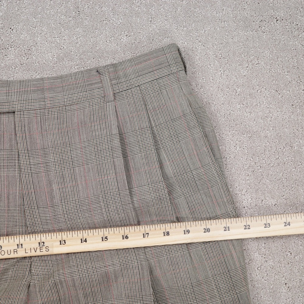 Jos A Bank Executive Suit Men 40R 31W 31L‎ Black Red Houndstooth Plaid Classic - Picture 11 of 16